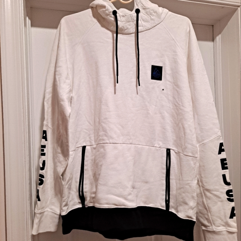 American Eagle hoodie.  White